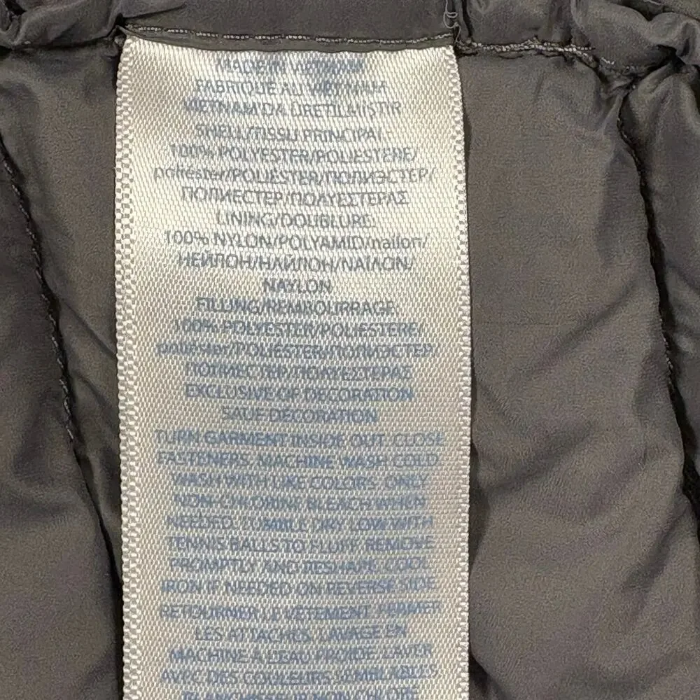 Ralph Lauren Puffer Coat Boys/Girls 24M Gray Quilted Jacket Preppy Pony